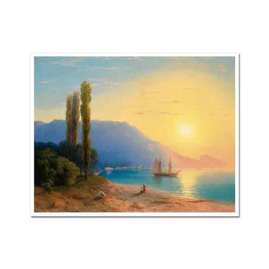 Coucher de soleil sur Yalta | Ivan Aïvazovski | 1861 