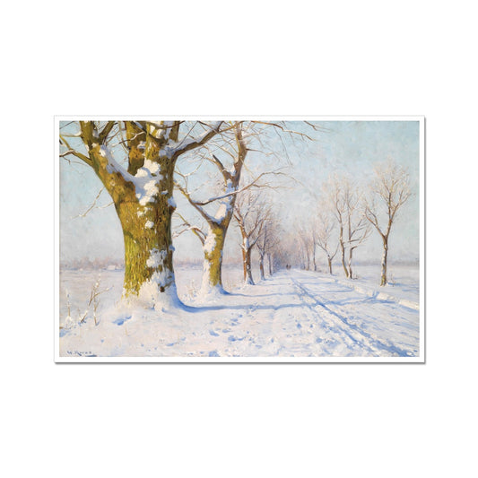 Une journée d'hiver ensoleillée | Walter Moras | XIXe siècle