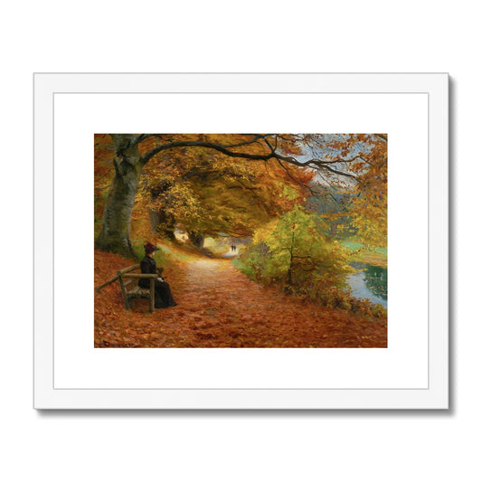 Un sentier boisé en automne | HA Brendekilde | 1902