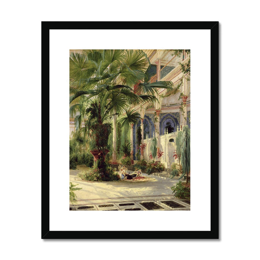 Dans la serre aux palmiers de Potsdam | Carl Blechen | 1834