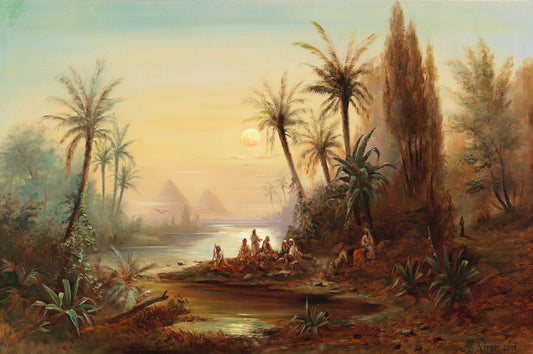 Evening on the Nile | Albert Rieger | 1905