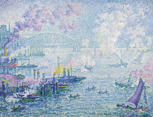 Der Hafen von Rotterdam | Paul Signac | 1907