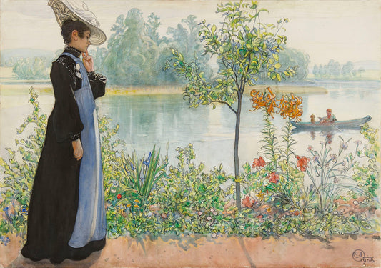 Karin am Strand | Carl Larsson | 1908 
