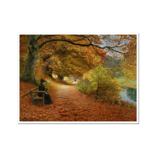 A Wooded Path in Autumn | H. A. Brendekilde | 1902