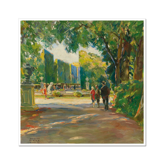 Dans le parc du château de Schönbrunn | August Rieger | 1927