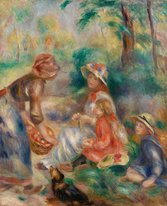 Vendeur de pommes | Pierre-Auguste Renoir | 1890