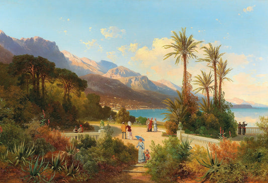 Un été sur la Côte d'Azur | Carl Hasch | 1897 