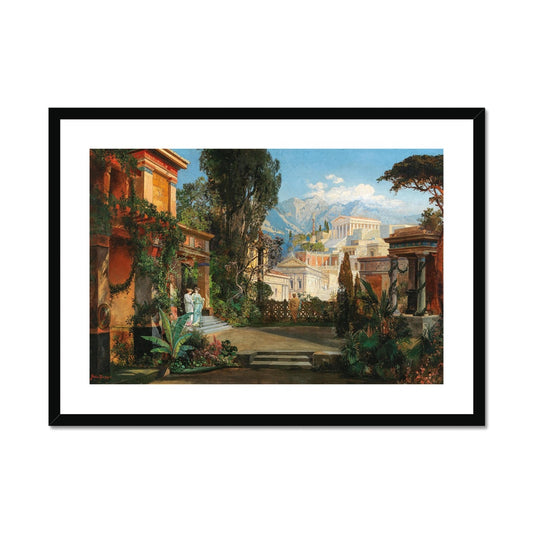 Vue d'une ville antique | Hermann Burghart | 1866