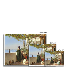 Load image into Gallery viewer, Loggia at Procida with Figures | Martinus Rørbye | 1841
