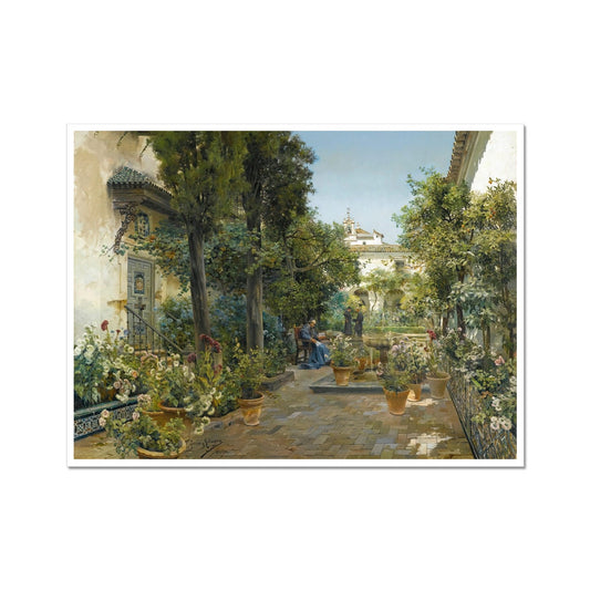 Garden In Seville | Manuel García y Rodríguez | 19th Century