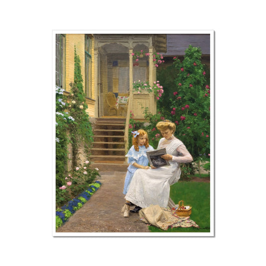 Sisters in a Garden | H. A. Brendekilde | 1909