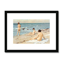 Load image into Gallery viewer, Beach Party with Bathing Women | Paul Gustav Fischer | 20th Century
