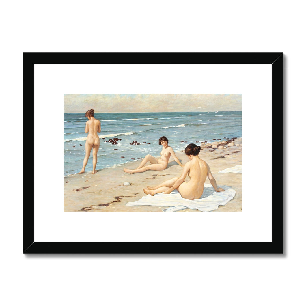 Beach Party with Bathing Women | Paul Gustav Fischer | 20th Century
