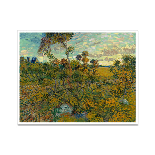 Sonnenuntergang in Montmajour | Vincent Van Gogh | 1888