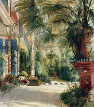 Load image into Gallery viewer, The Interior of the Palm House | Carl Blechen | 1832
