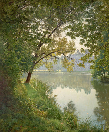 Au bord de l'eau | Henri Biva | 1906