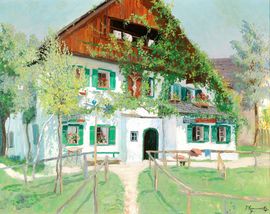 Ferme en été | Jakob Koganowsky | XXe siècle