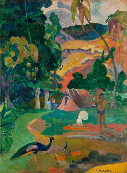 Paysage aux paons | Paul Gauguin | 1892