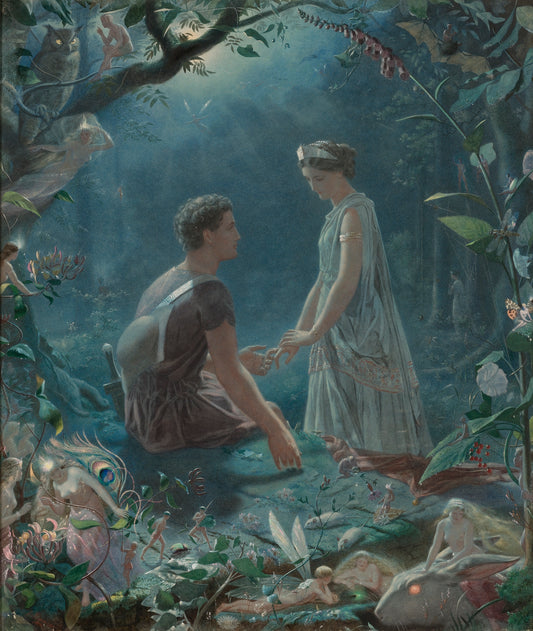 Hermia et Lysandre. Le Songe d'une nuit d'été | John Simmons | 1870