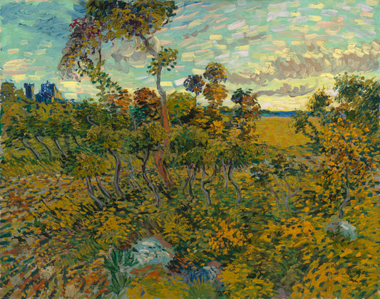 Sonnenuntergang in Montmajour | Vincent Van Gogh | 1888