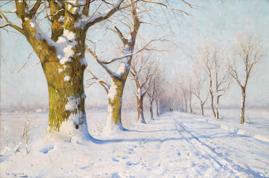 Une journée d'hiver ensoleillée | Walter Moras | XIXe siècle