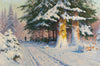 Hunter Returning Home in a Winter Woodland | Walter Moras | 19th Century