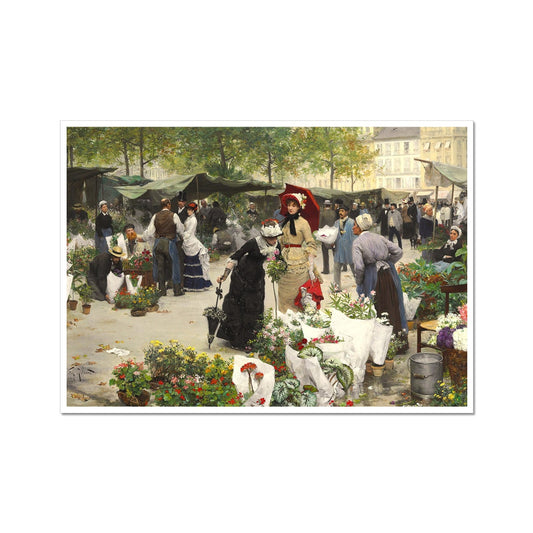 The Flower Market | Victor Gabriel Gilbert | 1880
