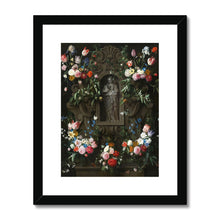 Load image into Gallery viewer, Garland of Flowers Surrounding a Sculpture of the Virgin Mary | Daniel Seghers | 1645
