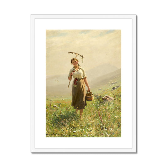 A Young Woman in the Meadow | Hans Dahl | 1894