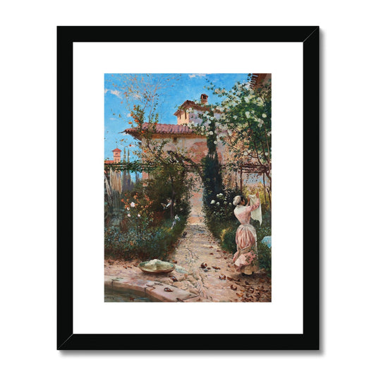 Garden Scene, Alhambra | Hugo Birger | 1885