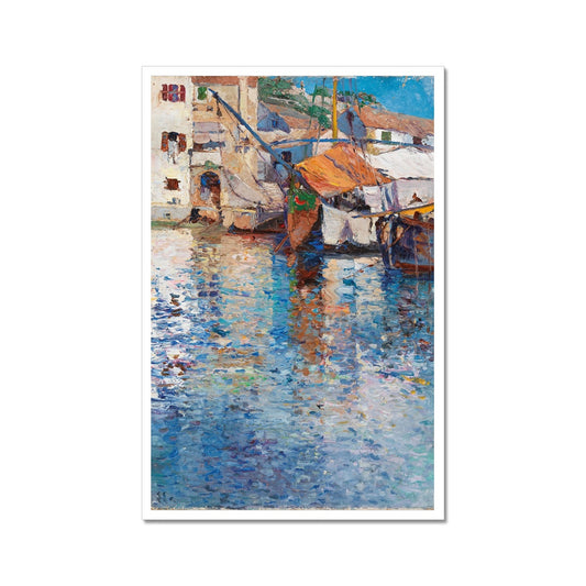 A Sunny Day in the Old Harbour | Lea von Littrow | 1914