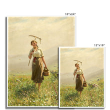 Load image into Gallery viewer, A Young Woman in the Meadow | Hans Dahl | 1894
