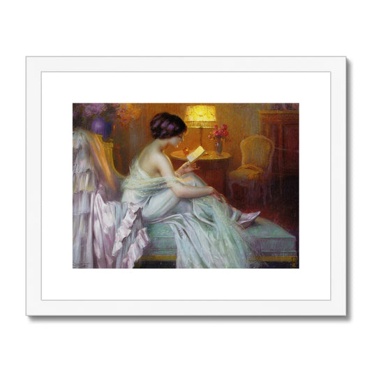 Reading at Lamp Light | Delphin Enjolras | 19th Century