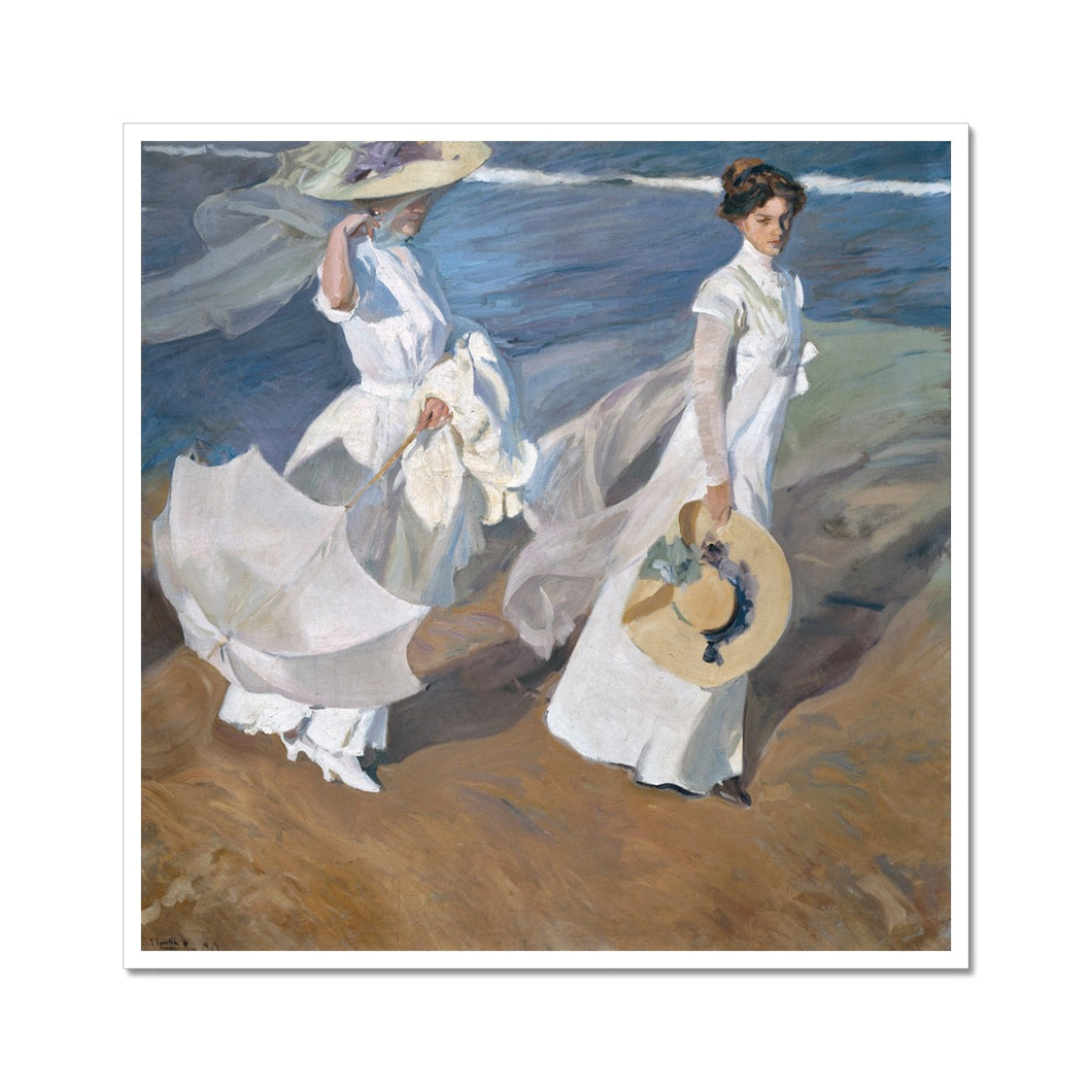 Strolling Along the Seashore | Joaquín Sorolla | 1909