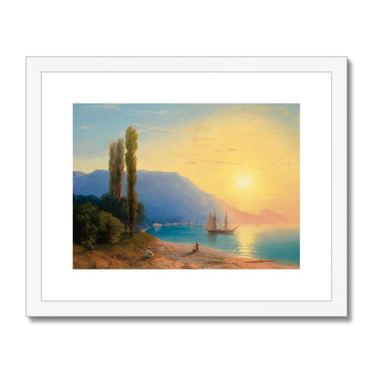 Coucher de soleil sur Yalta | Ivan Aïvazovski | 1861