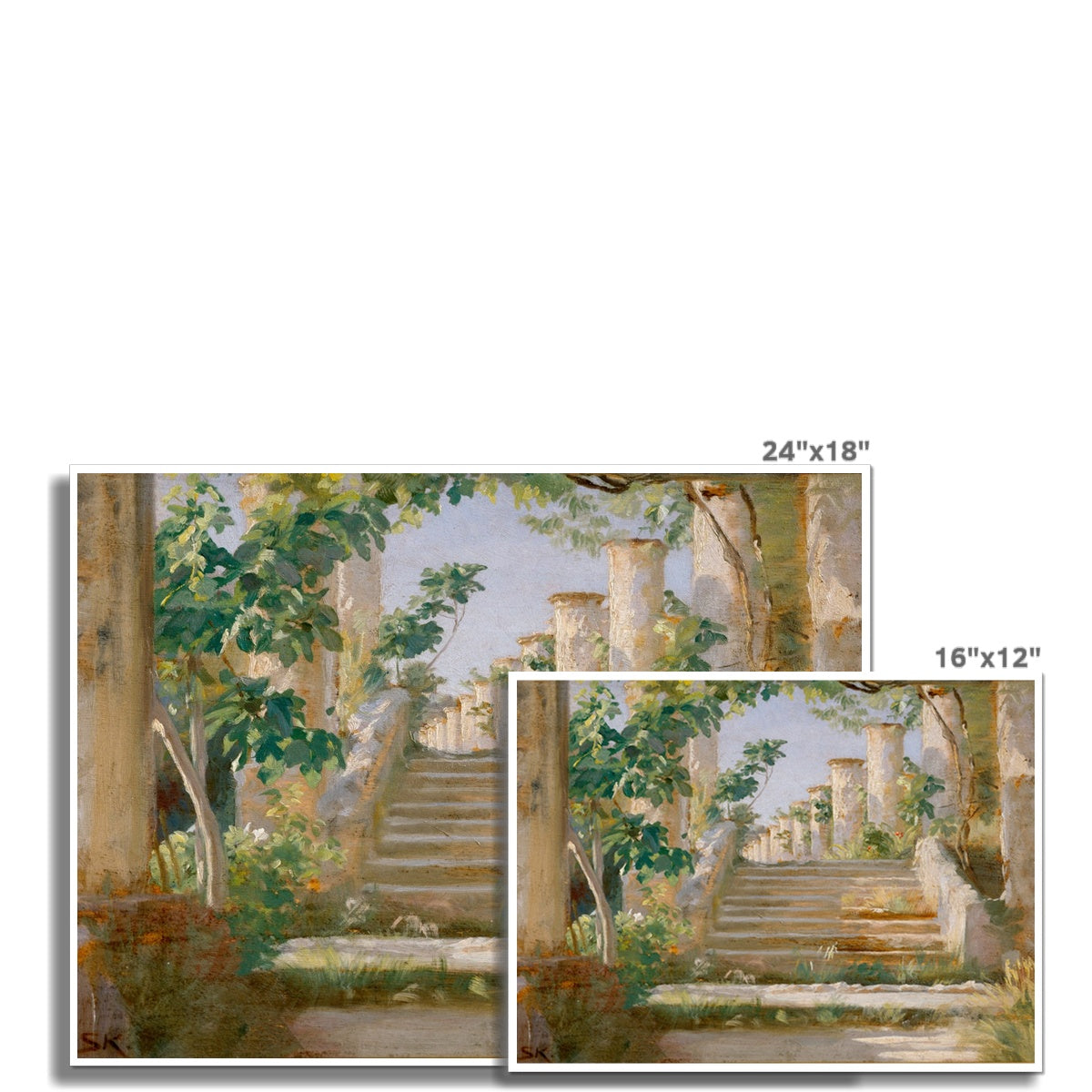 Loggia in Ravello by Peder Severin Krøyer | Buy Fine Art Prints Online –  Peaceful Artworks