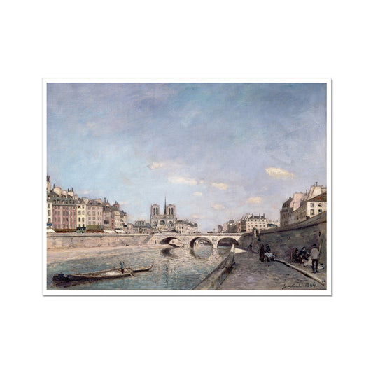 La Seine et Notre-Dame à Paris | Johan Barthold Jongkind | 1864 