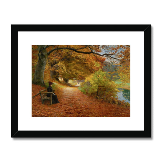 Un sentier boisé en automne | HA Brendekilde | 1902