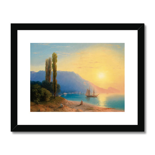 Coucher de soleil sur Yalta | Ivan Aïvazovski | 1861