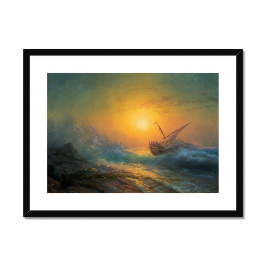 Mer agitée au coucher du soleil | Ivan Aïvazovski | 1896