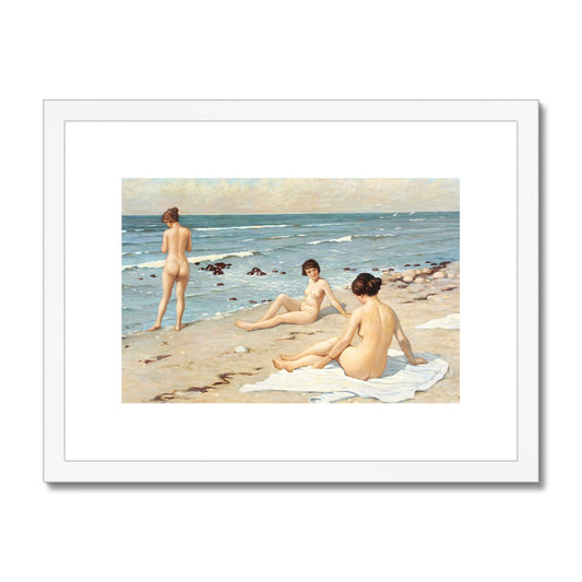 Beach Party with Bathing Women | Paul Gustav Fischer | 20th Century