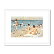 Load image into Gallery viewer, Beach Party with Bathing Women | Paul Gustav Fischer | 20th Century
