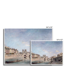 Load image into Gallery viewer, The Seine and Notre-Dame in Paris | Johan Barthold Jongkind | 1864
