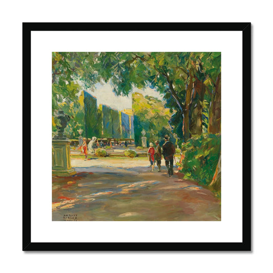 Dans le parc du château de Schönbrunn | August Rieger | 1927