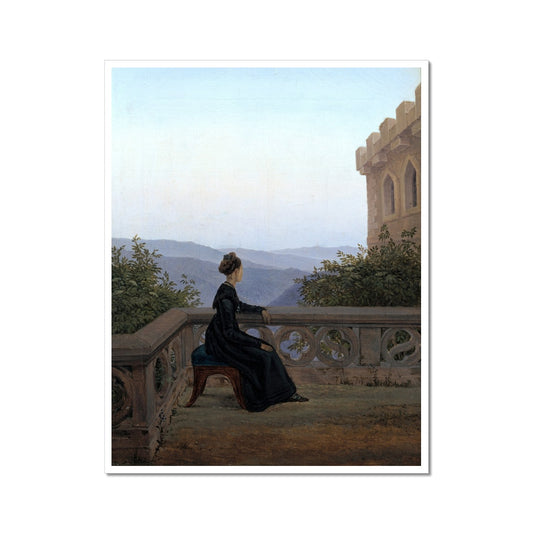 Femme au balcon | Carl Gustav Carus | 1824