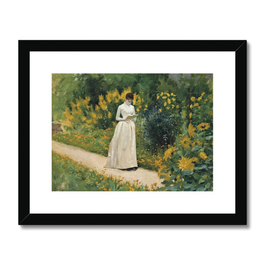Lecture sur le chemin du jardin | Albert Aublet | 1883