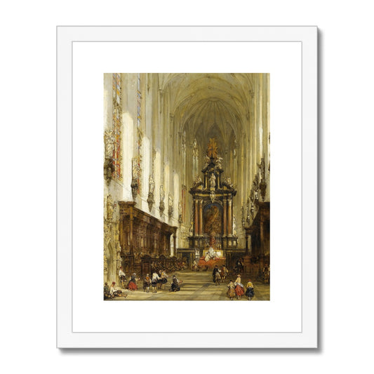 Interior of St Paul's, Antwerp | David Roberts | 1859