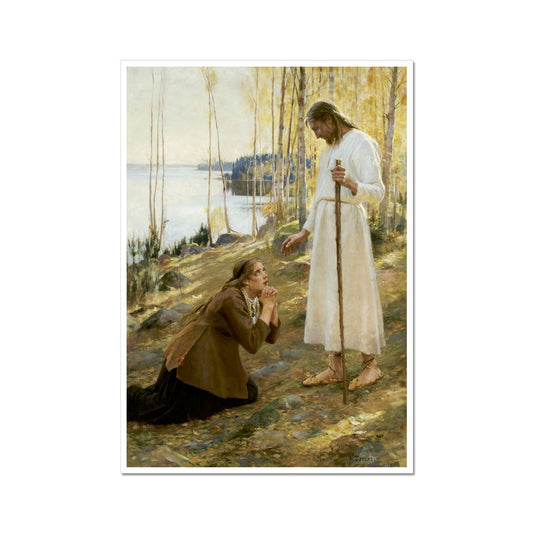 Christ And Mary Magdalene | Albert Edelfelt | 1890