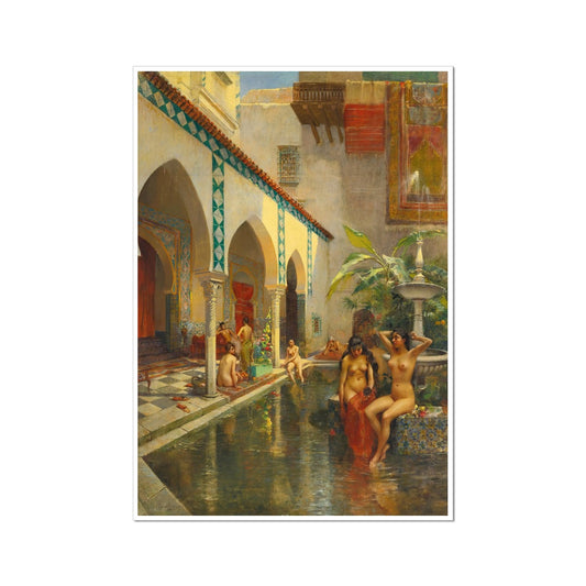 Une cour exotique | Henri Victor Lesur | XIXe siècle