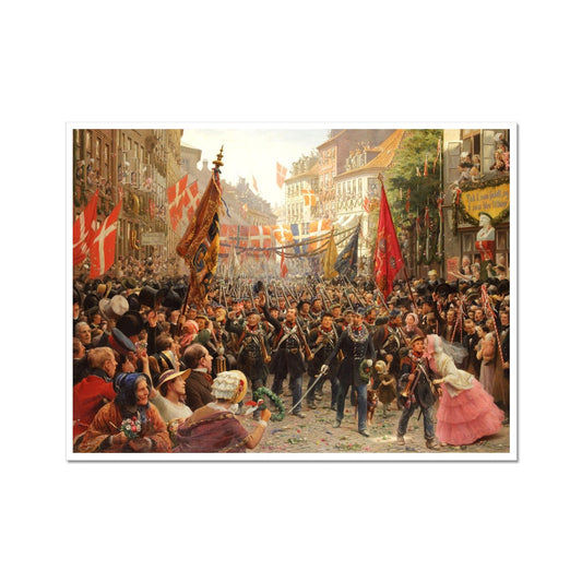 Danish Soldiers Returning to Copenhagen | Otto Bache | 1849